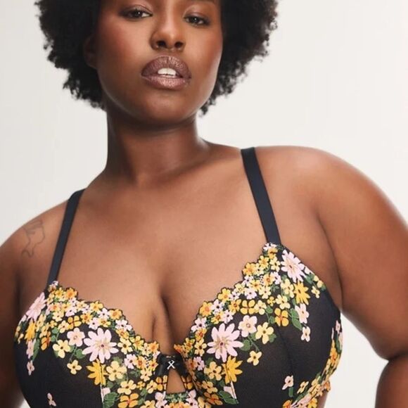 Savage X Fenty NWT 42D floral bra - Picture 4 of 7